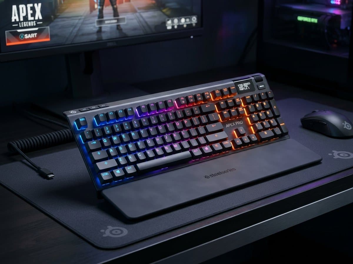 SteelSeries მექანიკური კლავიატურა RGB განათებით