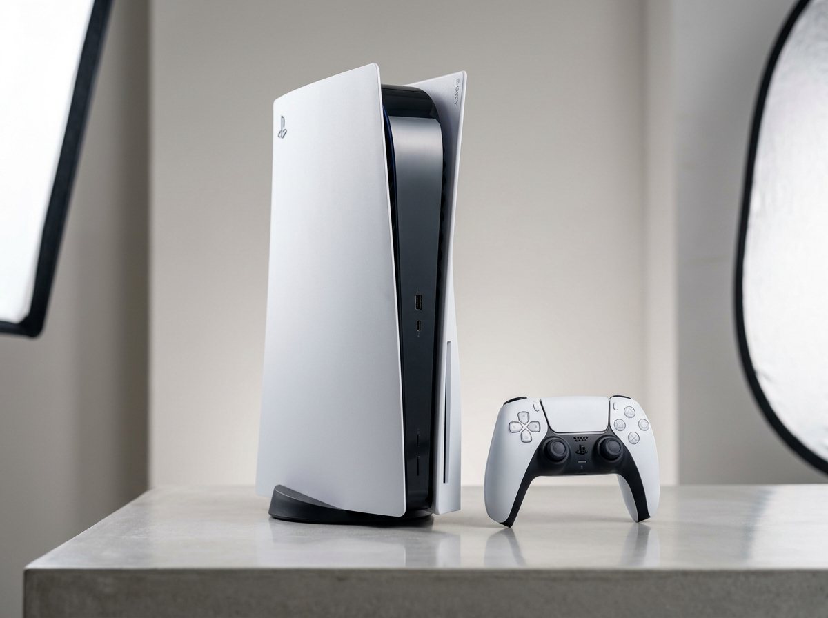 Sony PlayStation 5 კონსოლი და DualSense პულტი
